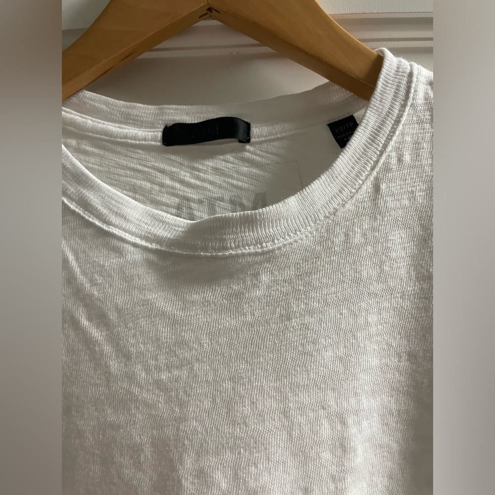 White ATM shirt